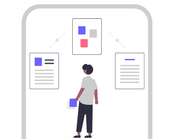 a graphic depicting what website elements should go where